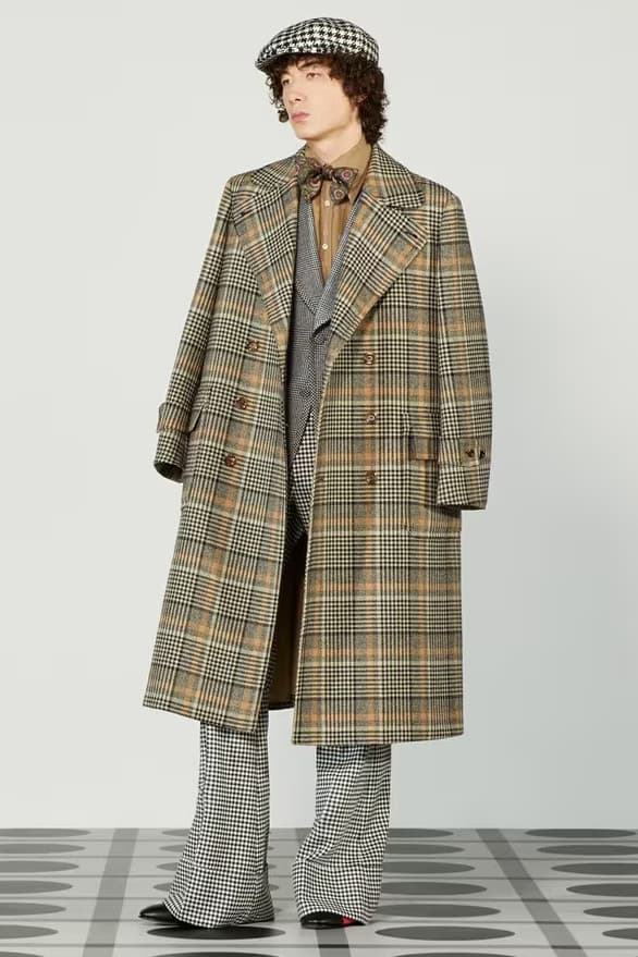 Harry styles gucci coat sales