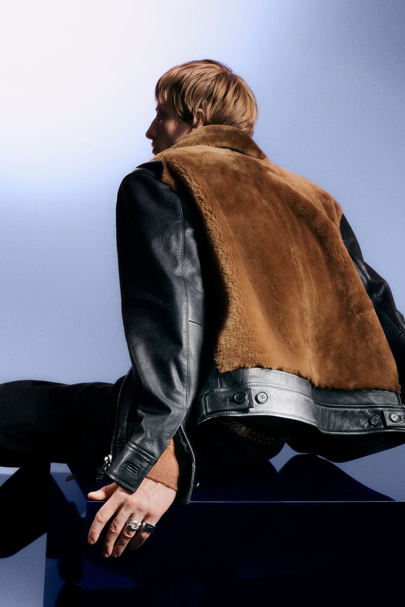 J lindeberg shearling on sale jacket