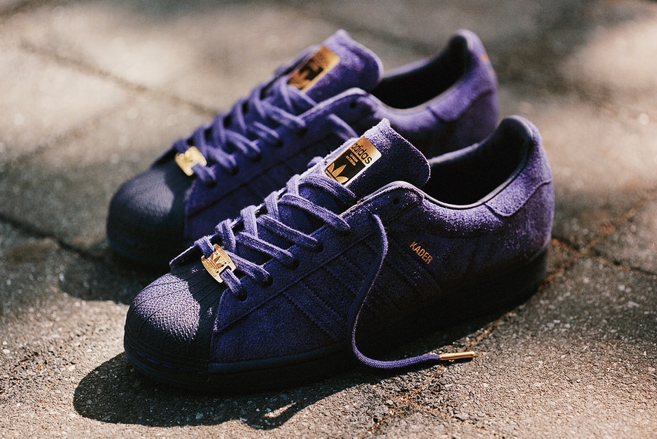 Adidas Superstar ADV X Kader Shoes Dark Purple Gold Met ParadeWorld ...