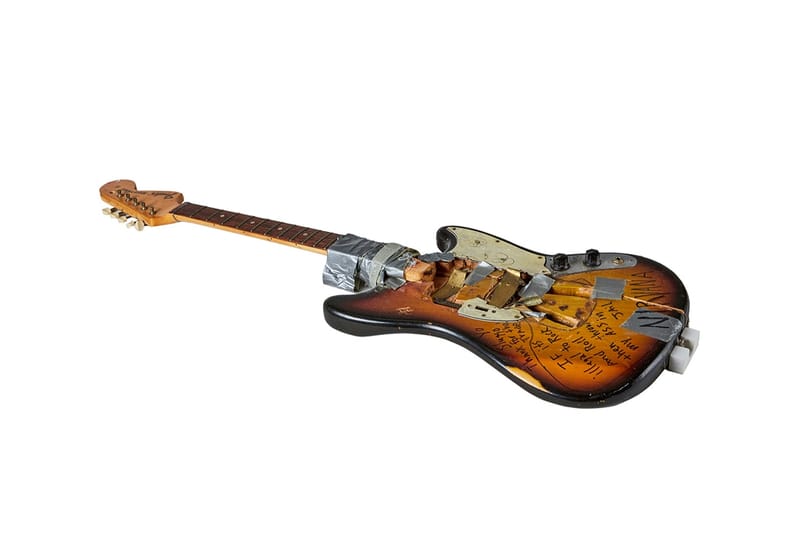 Kurt Cobain Smashed 1973 Fender Mustang Sells for $486K USD 