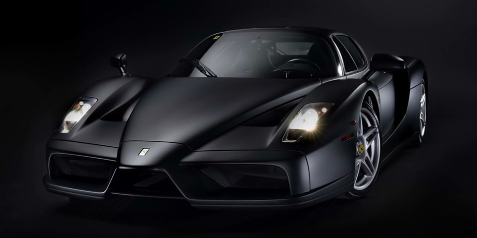 RM Sotheby's Auctions Factory Matte Black Enzo | Hypebeast