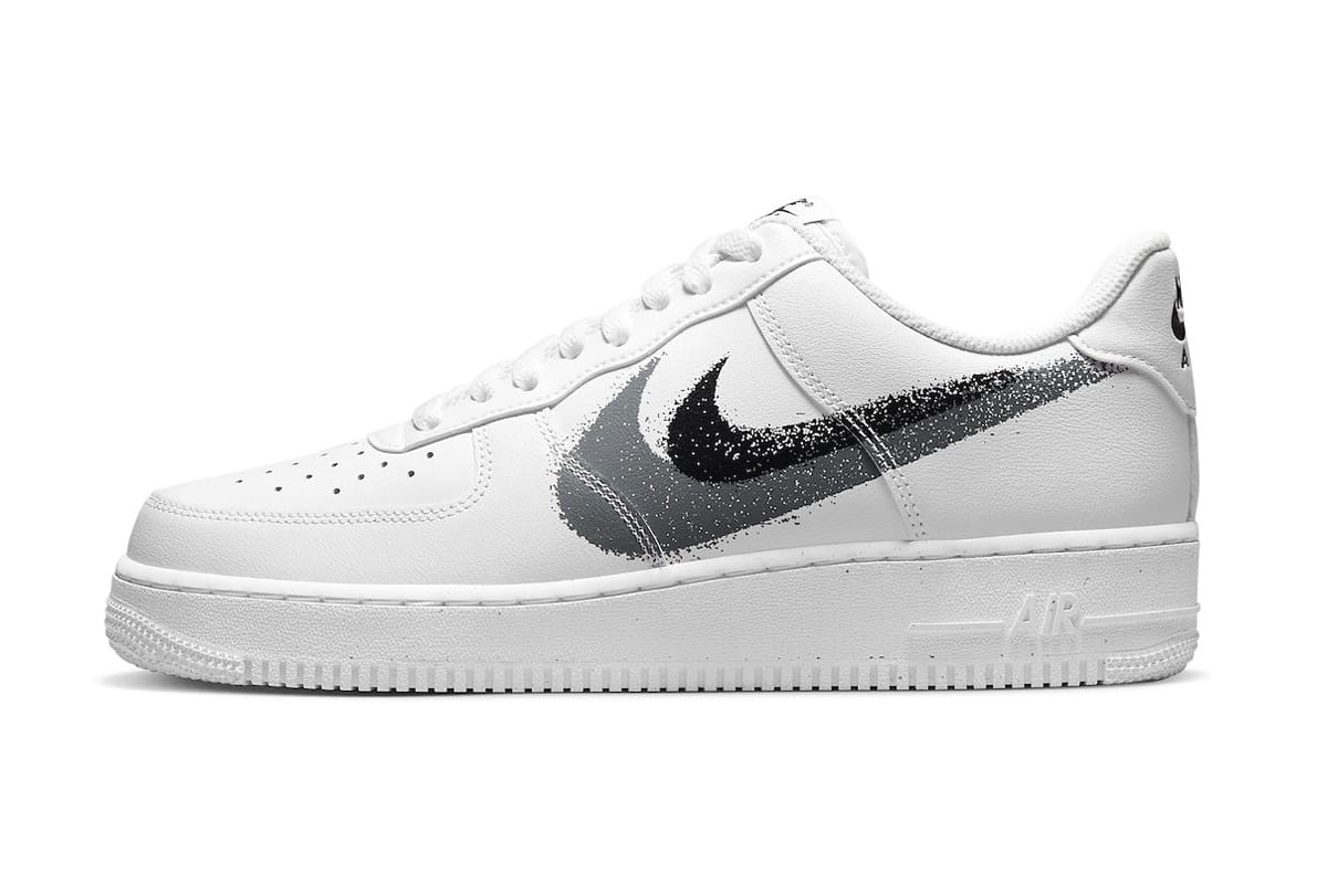 Nike Air Force 1 Low Double Spray Painted Swooshes | Hypebeast