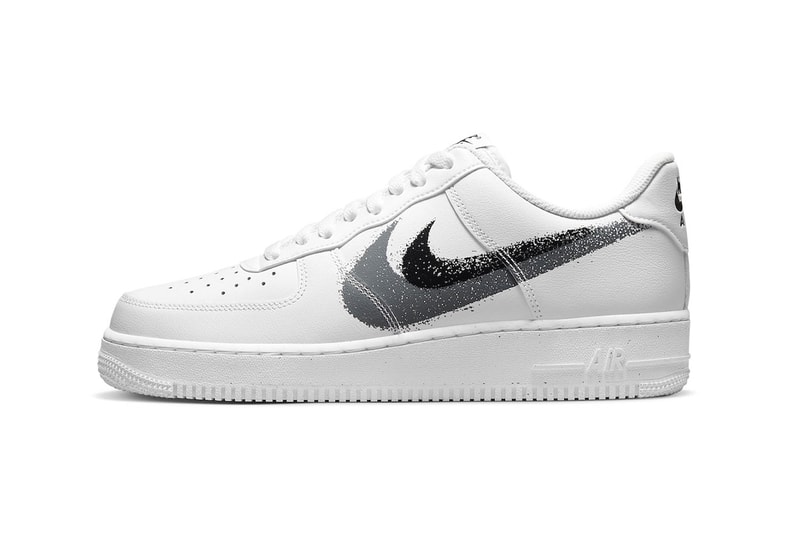 Nike Air Force 1 Low Double Spray Painted Swooshes | Hypebeast