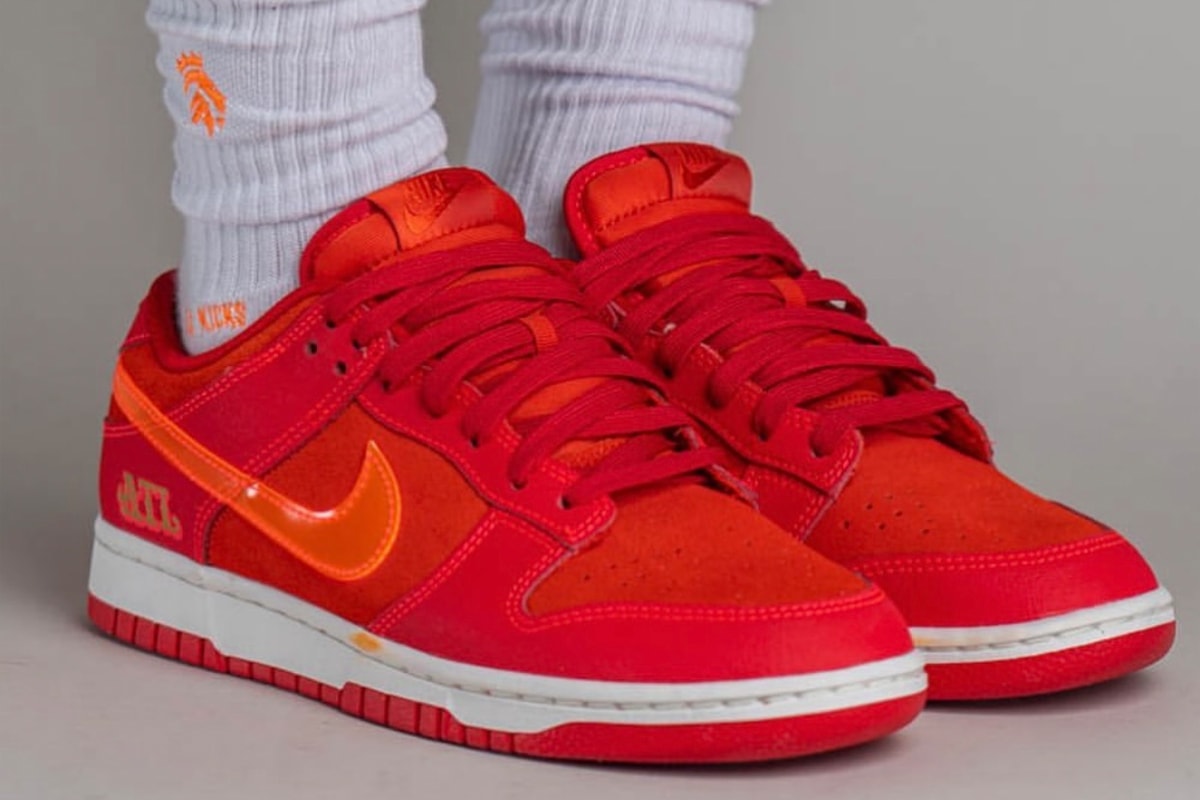 On-Feet Look at Nike Dunk Low 