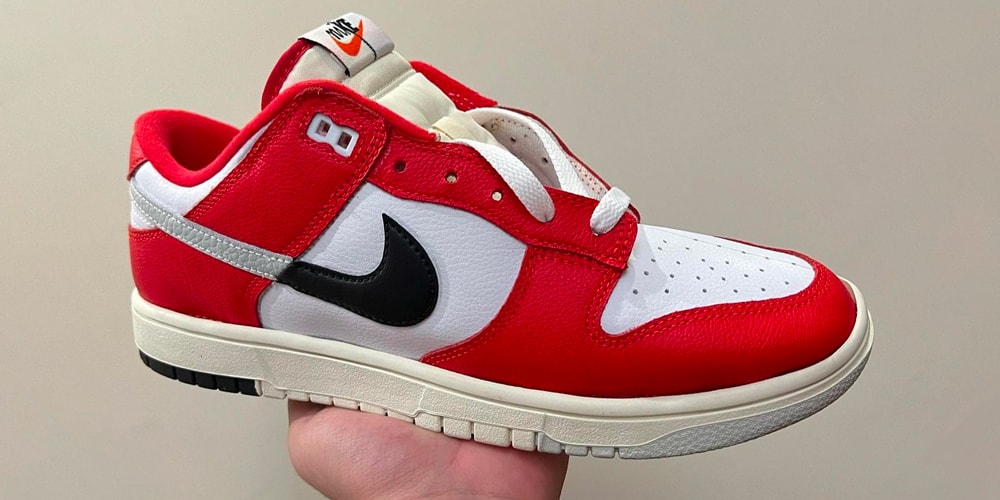 Поверхности Nike Dunk Low Colorway «Чикаго Сплит»