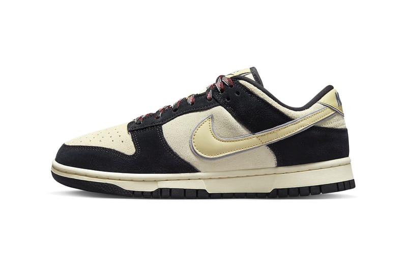 Nike Dunk Low Receives a Black and Cream Suede Makeover DV3054-001