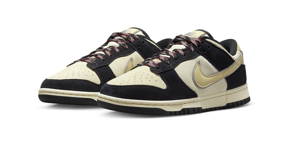 Nike Dunk Low Receives a Black and Cream Suede Makeover DV3054-001 ...