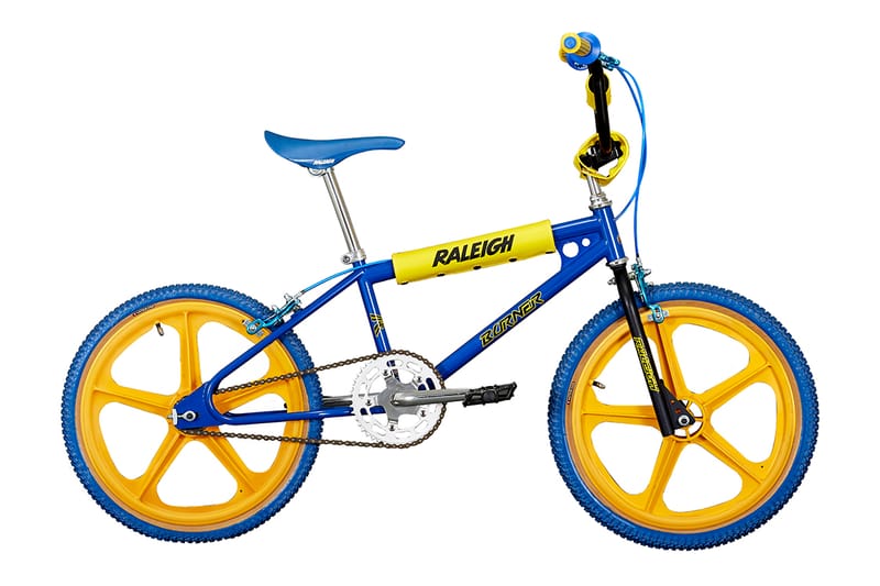 Bmx raleigh burner 2025 yellow and blue