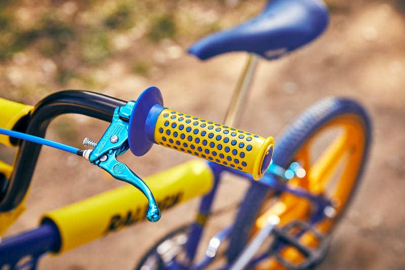 Bmx raleigh burner yellow hotsell and blue