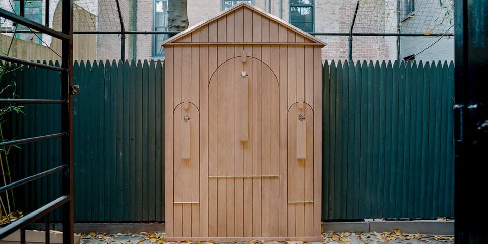 Sam Stewart Disguises Outdoor Table as Shed