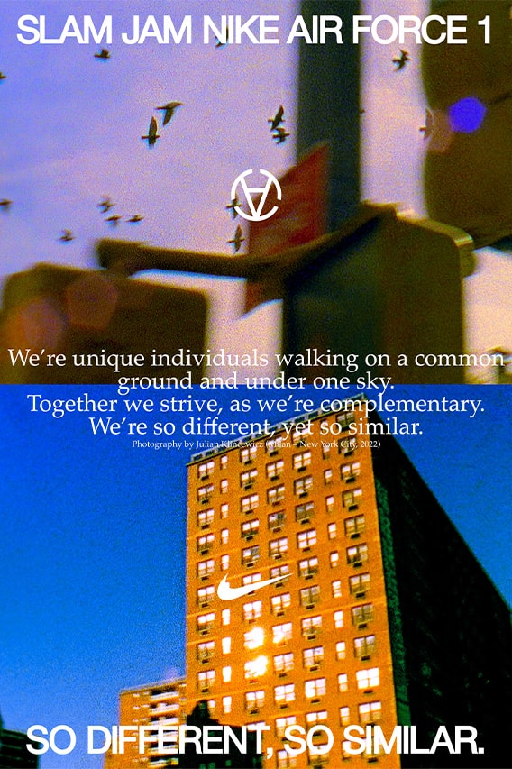 Slam Jam x Nike Air Force 1 Campaign Release Info Hypebeast