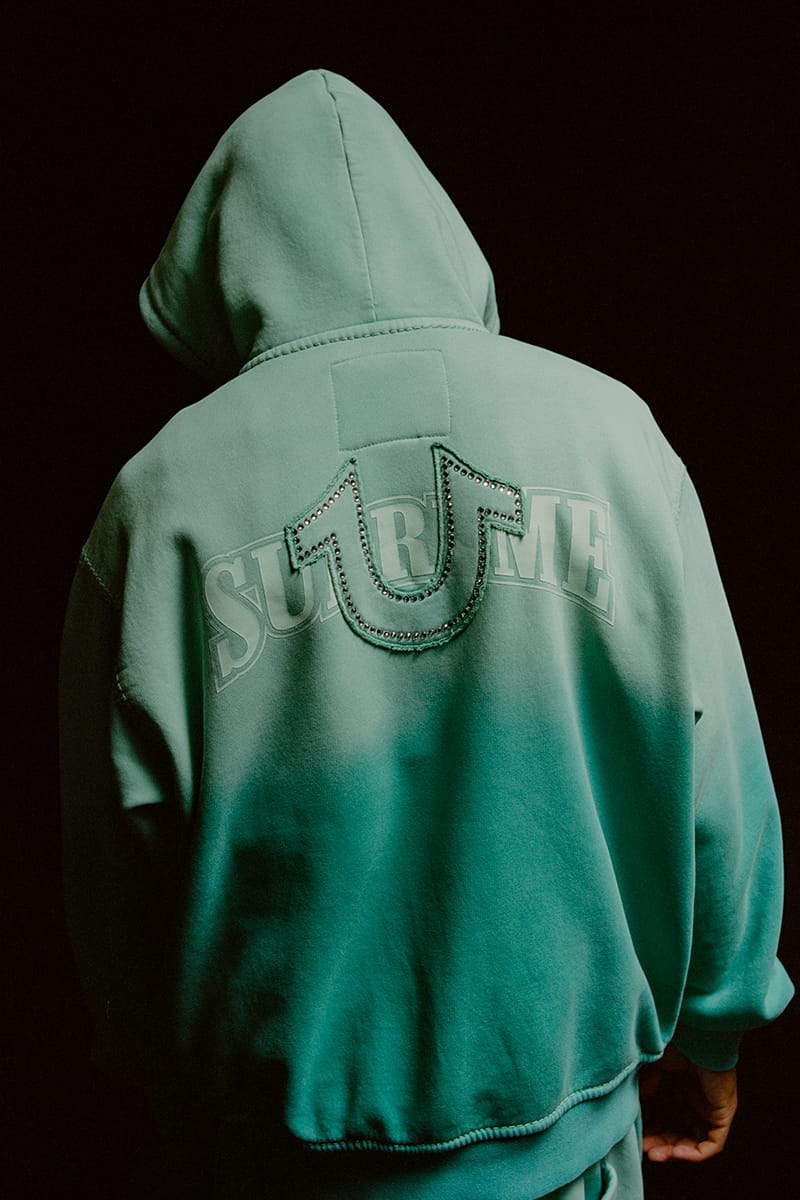 Turquoise on sale supreme hoodie