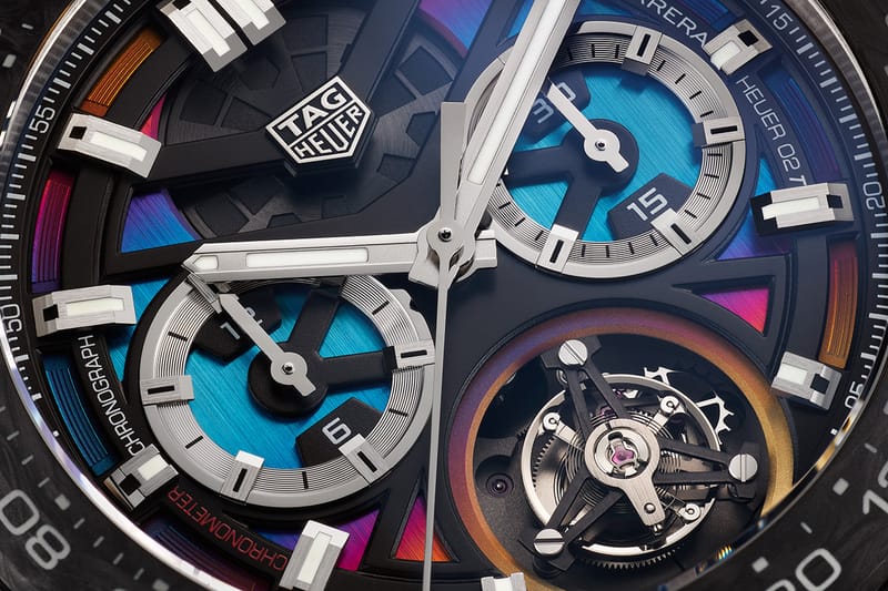 TAG Heuer Drops Limited Edition Rainbow Dial Polychrome Tourbillon