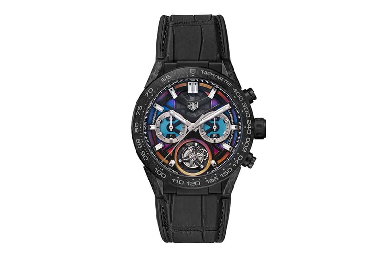 TAG Heuer Drops Limited Edition Rainbow Dial Polychrome Tourbillon