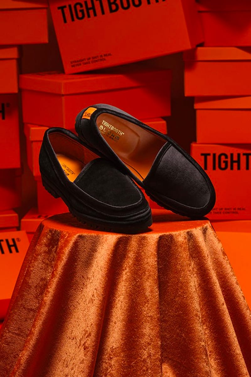 TIGHTBOOTH and BLOHM Velvet Rat Loafer Collab | Hypebeast