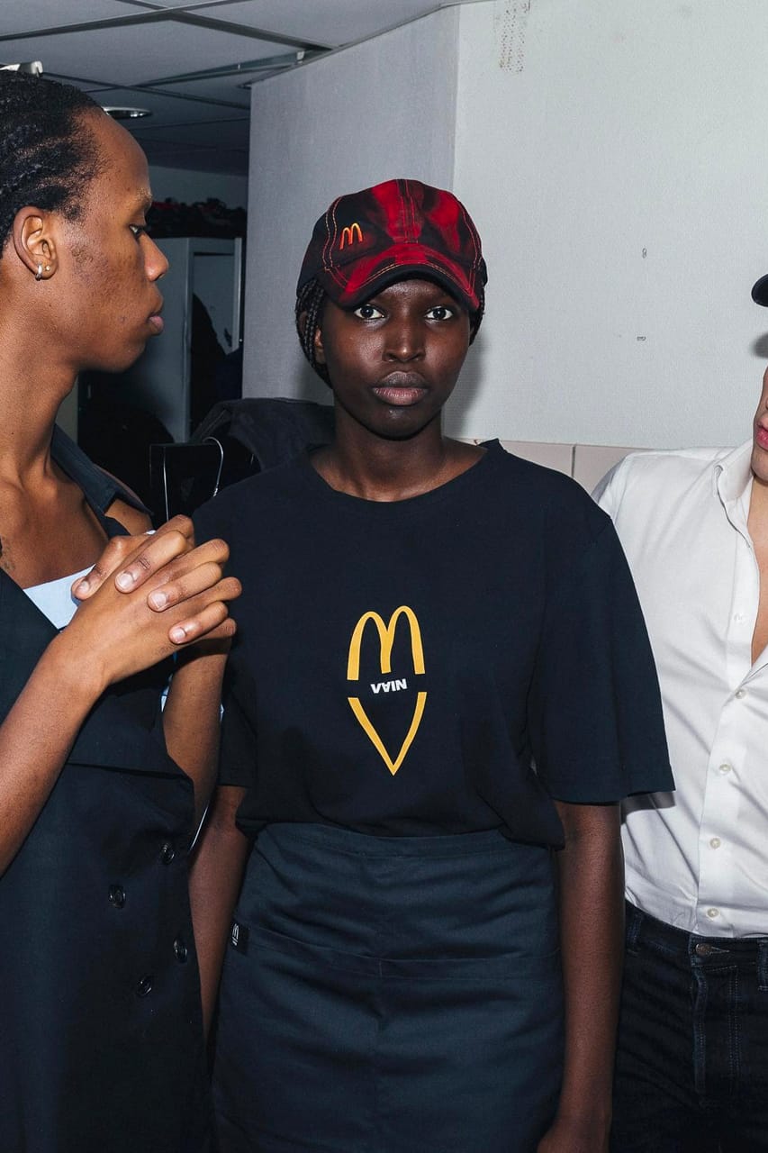 VAIN Upcycles McDonald's Workwear for Runway Show | Hypebeast