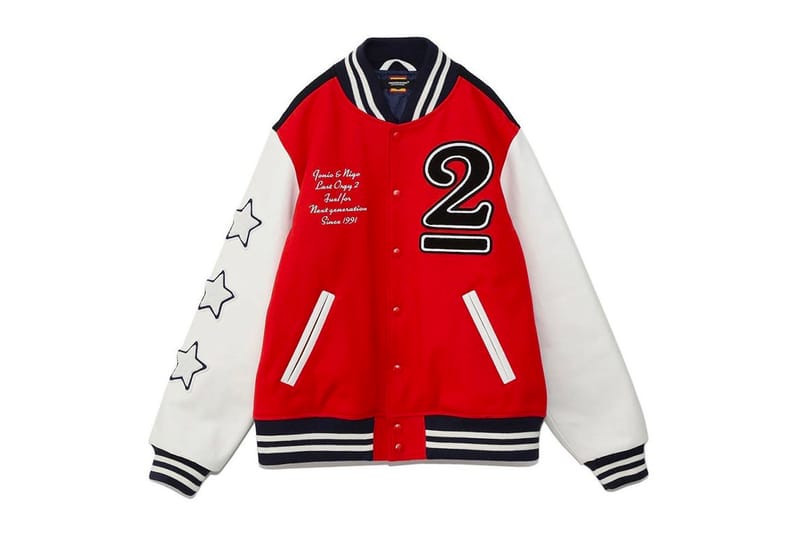 HUMAN MADE× LAST ORGY2 VARSITY JACKET-