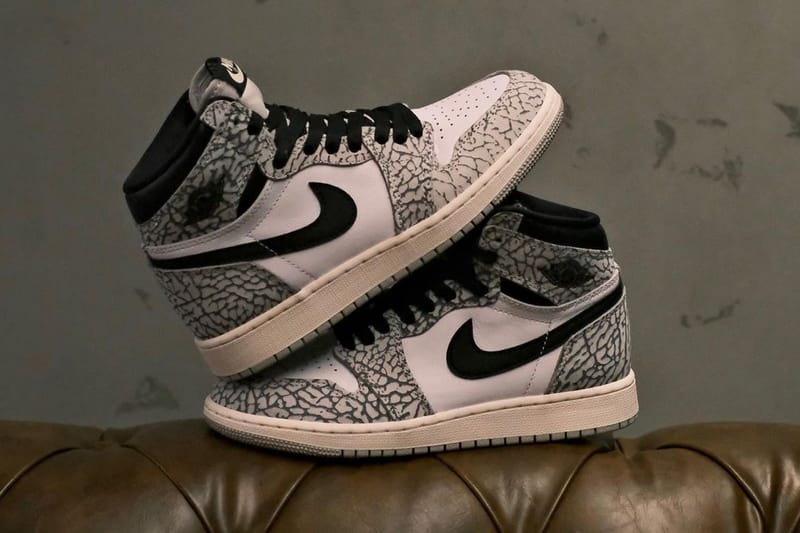 White cement best sale air jordan