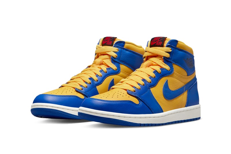 New jordans hotsell blue and yellow