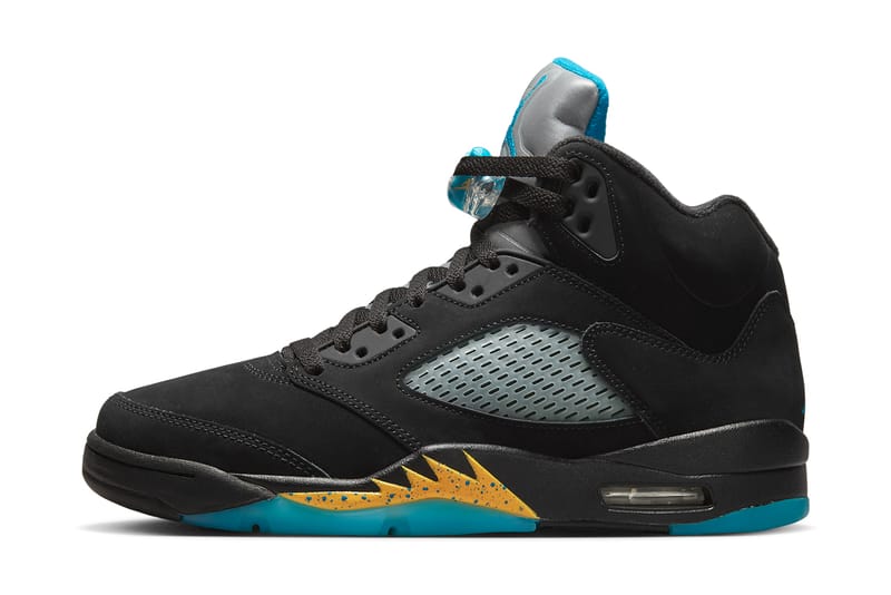 Jordan 5 blue and yellow online