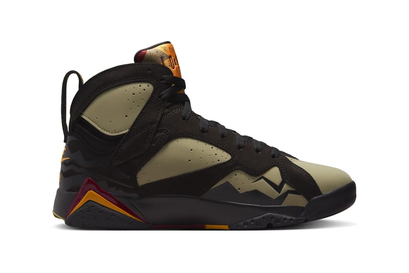 Jordan 7 2024 orange and black