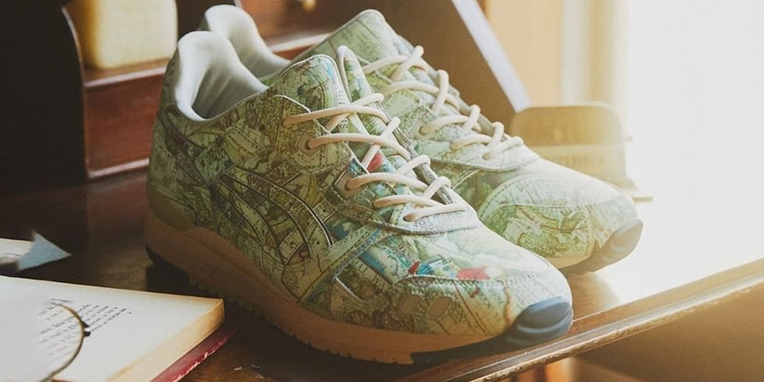 Atmos и ASICS воссоединились для создания новых кроссовок «Aged Map»