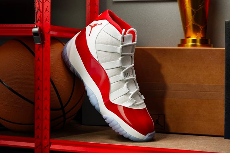 atmos Air Jordan 11 Retro Varsity Red Release Hypebeast