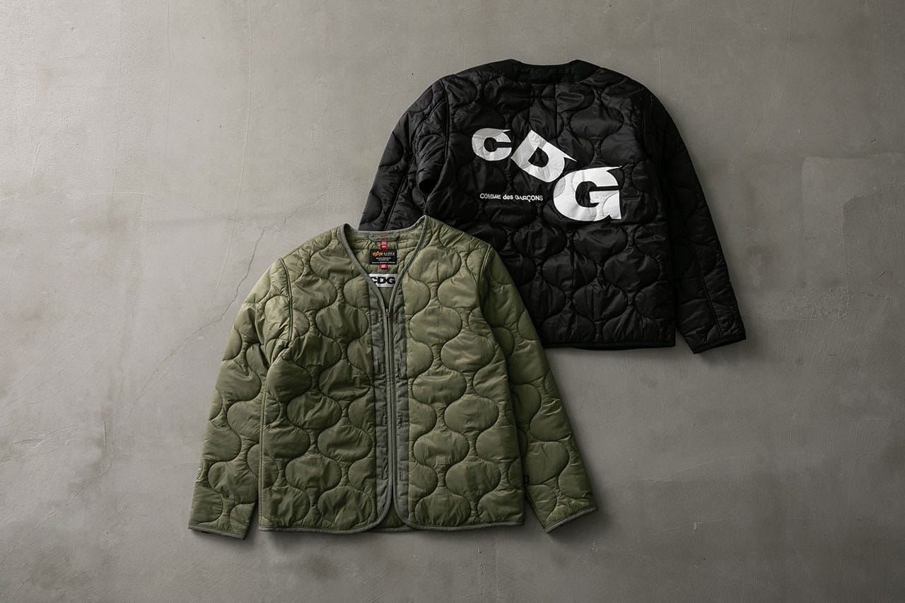 CDG x Alpha Industries Fishtail Parka Liner Release | Hypebeast