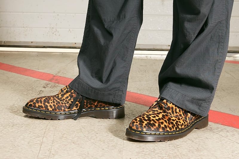 Dr. Martens Leopard Smiths Adrian Snaffle Shoes Hypebeast