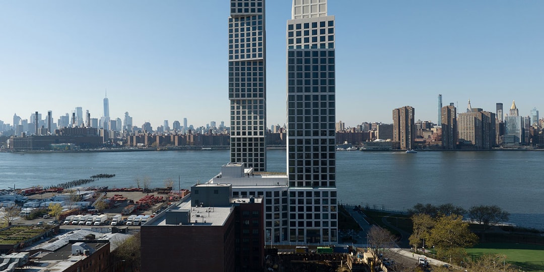 OMA добавляет пару блочных башен на набережную Бруклина