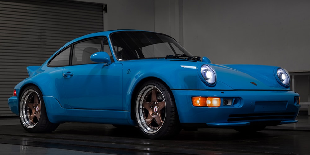 Everrati представляет Porsche 911 (964) EV в цвете «Синяя Мексика»
