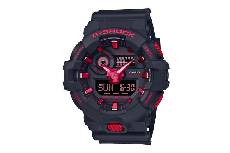 G shock best sale ga700 red