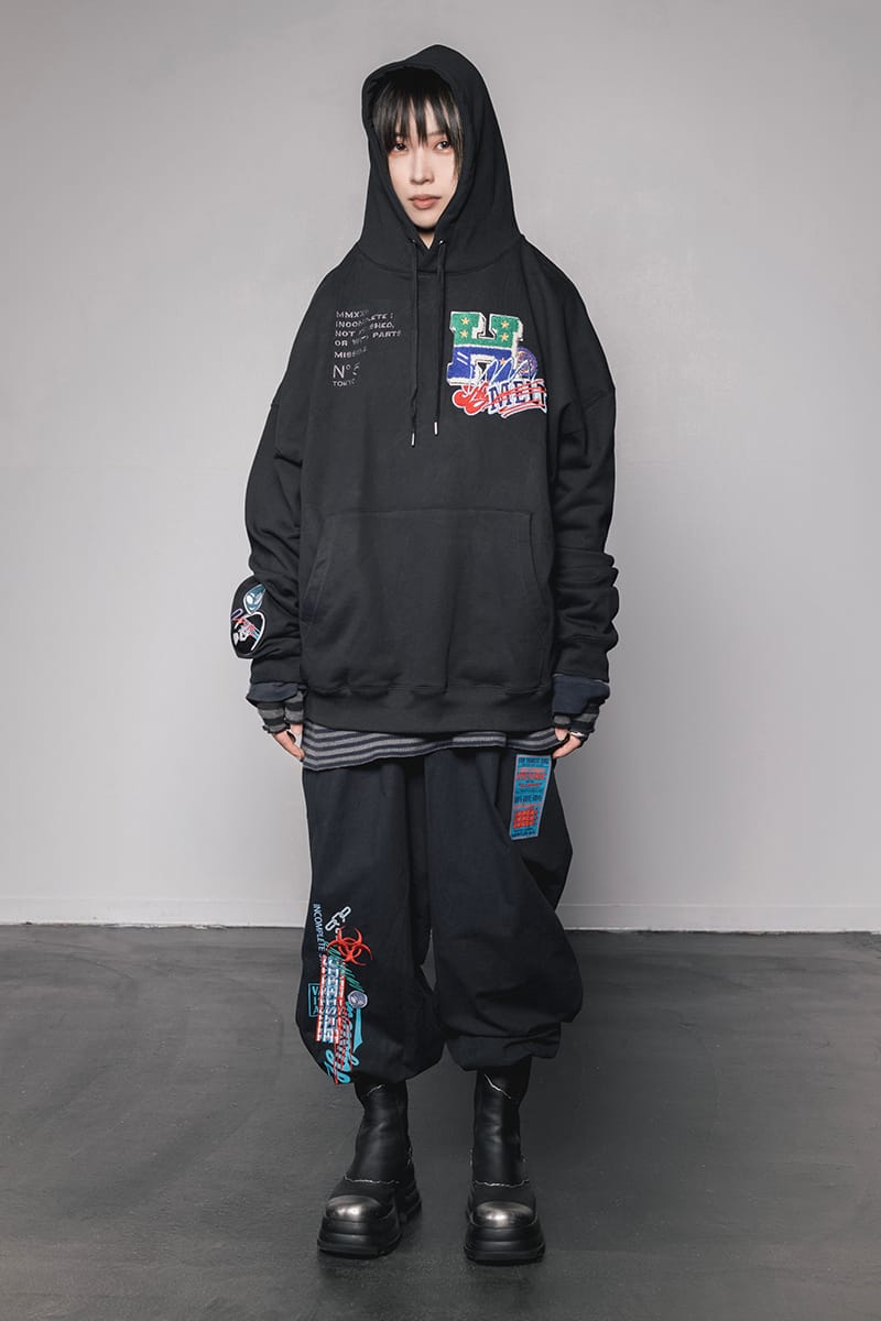 HYSTERIC GLAMOUR genzai collage hoodie - パーカー