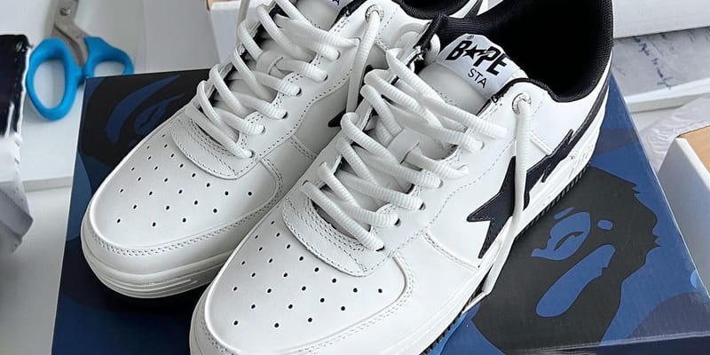 JJJJound A Bathing Ape BAPE STA Navy White Release Info