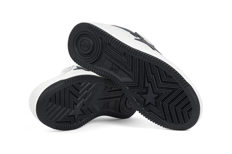 28cm ape jjjjound bapesta コラボ A BATHING APE Bape Sta x JJJJound 'Black White' 1I73-191-912