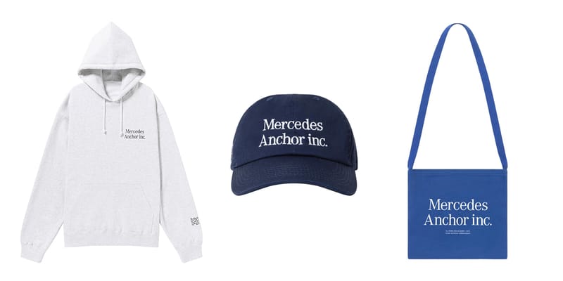 Mercedes Anchor inc. Hoodie L white