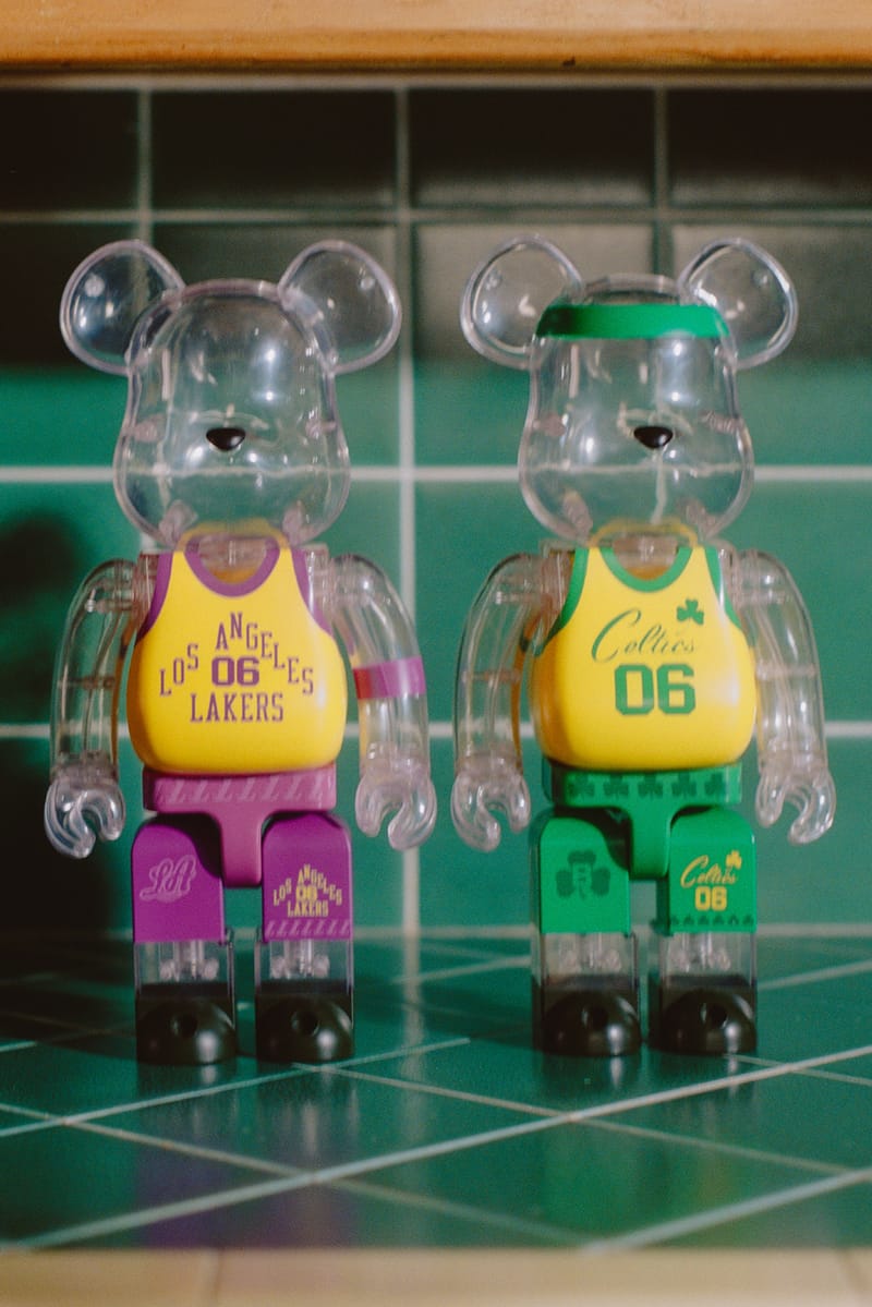 bearbrick be@rbrick ベアブリック キャブス　NBA NBA Bodega Worldwide Respect Collection Lakers Celtics | Hypebeast