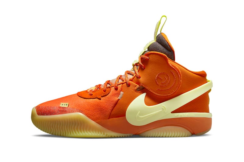 Basket nike orange online femme