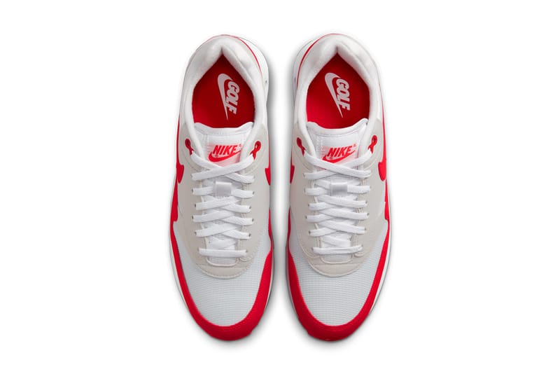 Red nike hot sale golf shoes