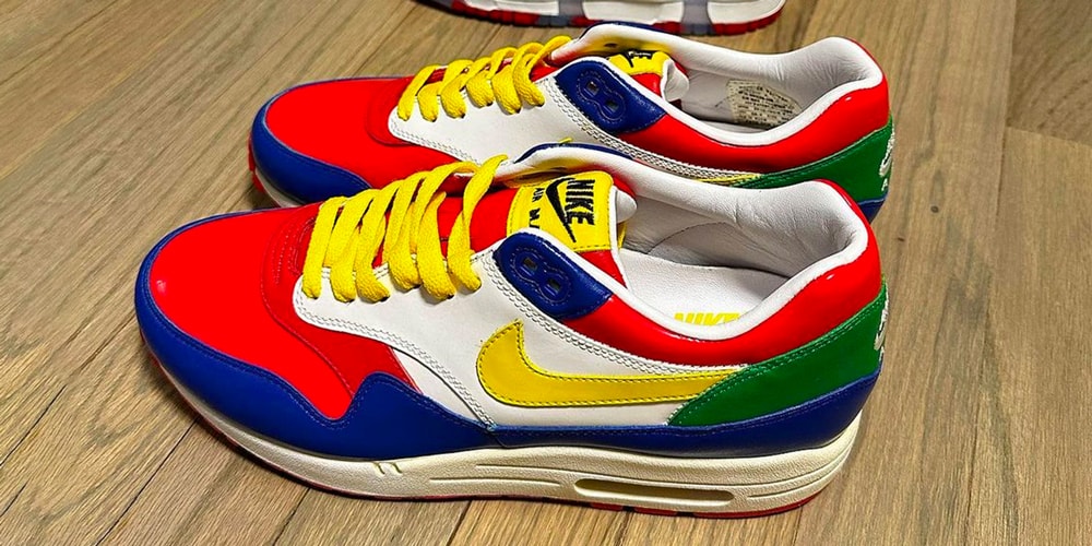 Изображения редкого образца поверхности Nike Air Max 1 «Google»