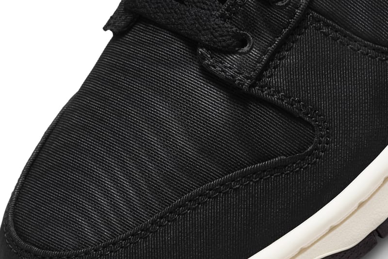 Nike Dunk Low Black Canvas DV7211-001 Release Info | Hypebeast