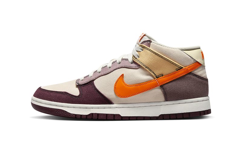 Nike sb dunk mid on sale marron