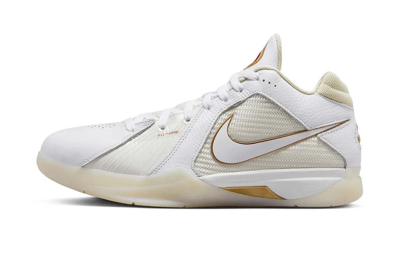 Nike KD 3 White Gold DZ3009-100 Release Date | Hypebeast