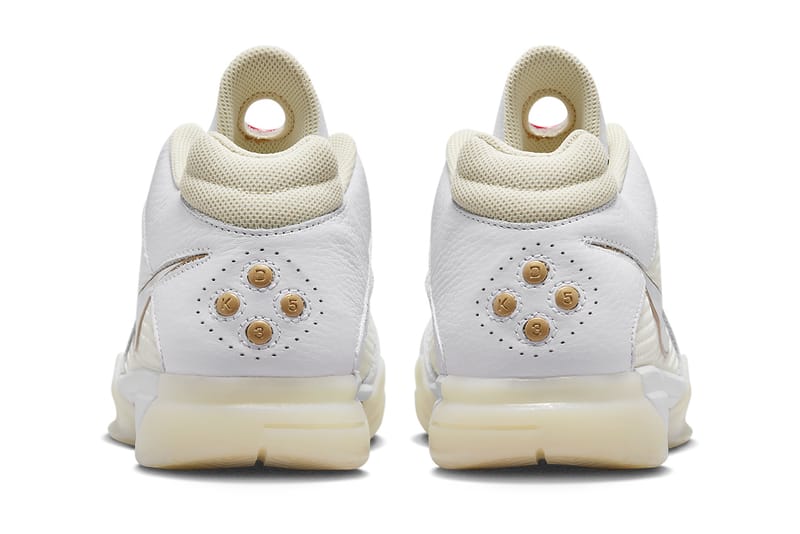 Kd shoes white and on sale gold