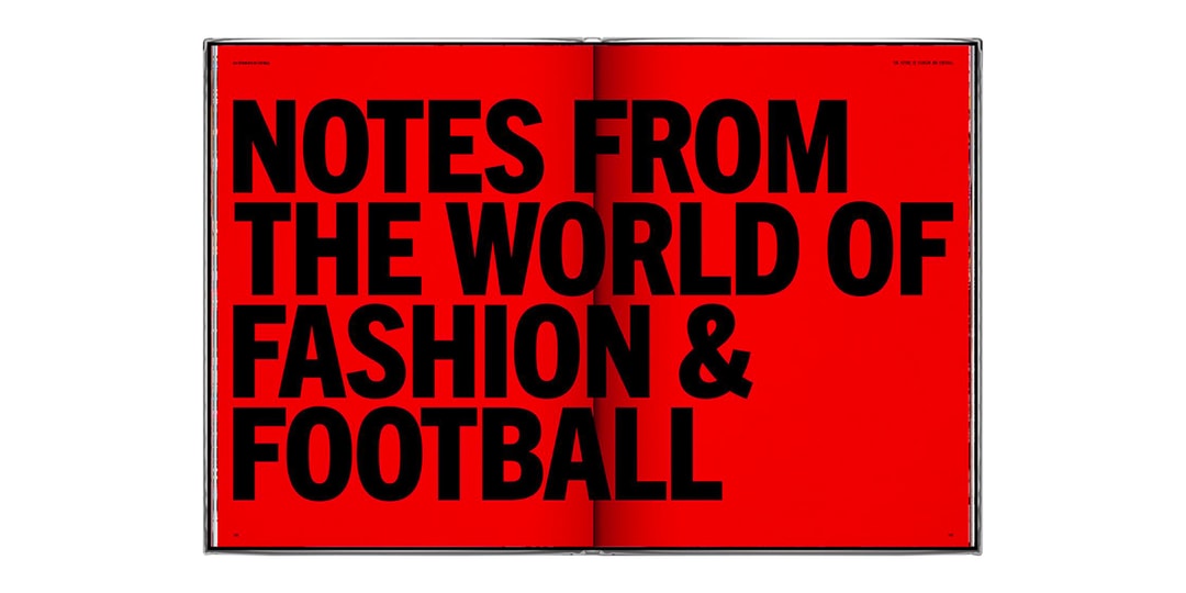 Юбилейная книга «Les Vêtements de Football» представляет собой презентацию высокой моды