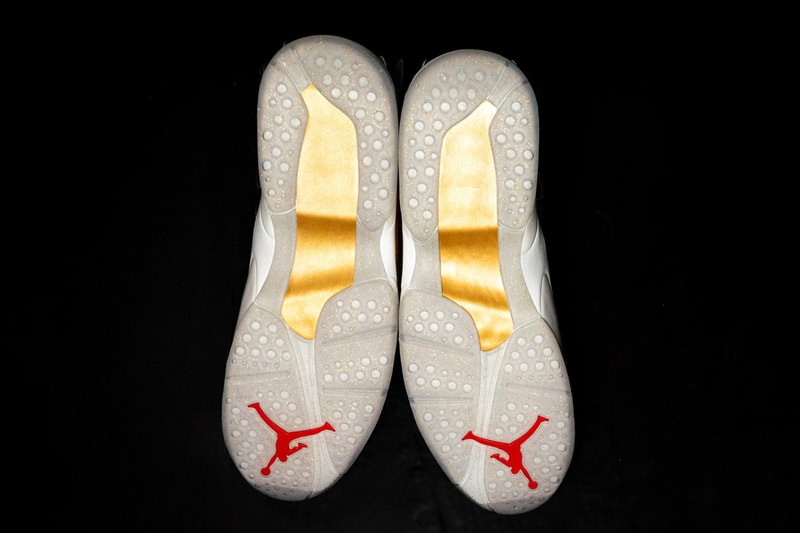 OVO Air Jordan 8 Golden Sample Drake Photos Info Hypebeast