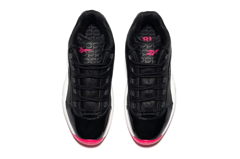 Black pink reebok outlet 1st look