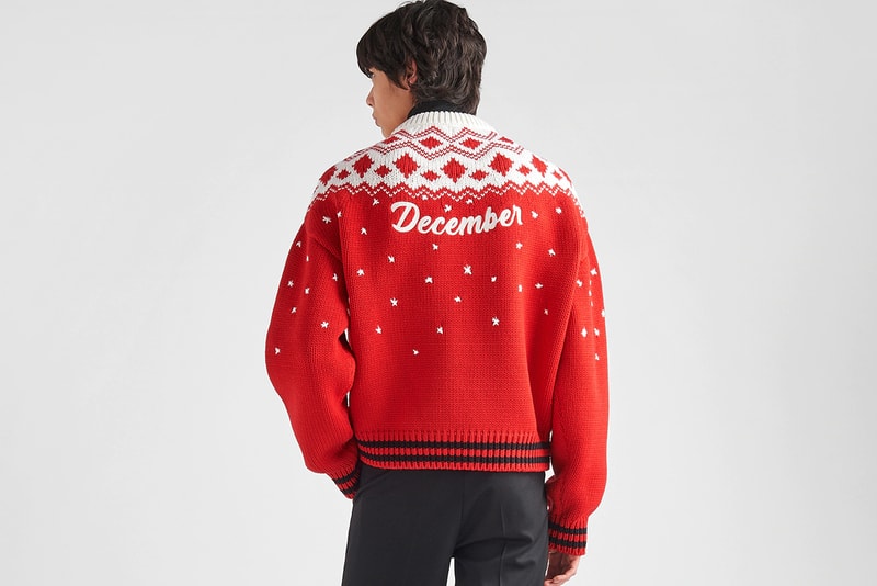 PRADA タイムカプセル 限定 ニット Prada Time Capsule Drops Festive Christmas Jumper | Hypebeast