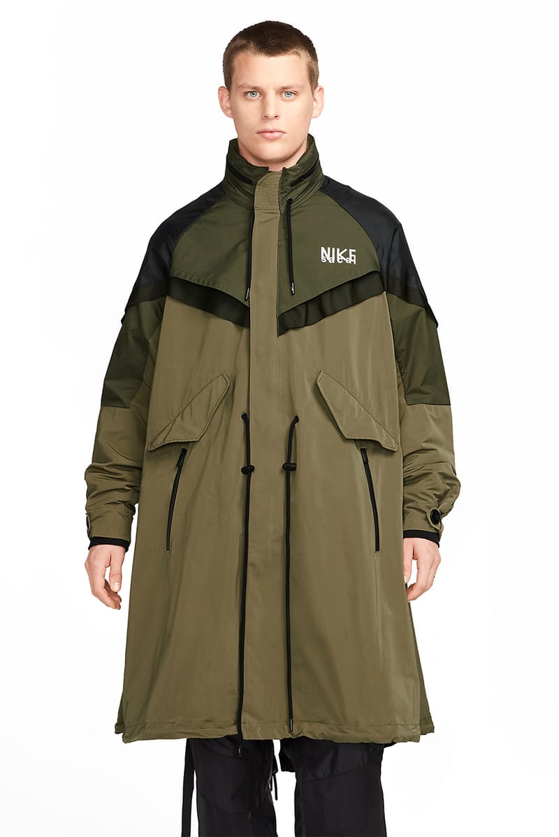 sacai Nike Trench Jacket DQ9027-010 Release Date | Hypebeast