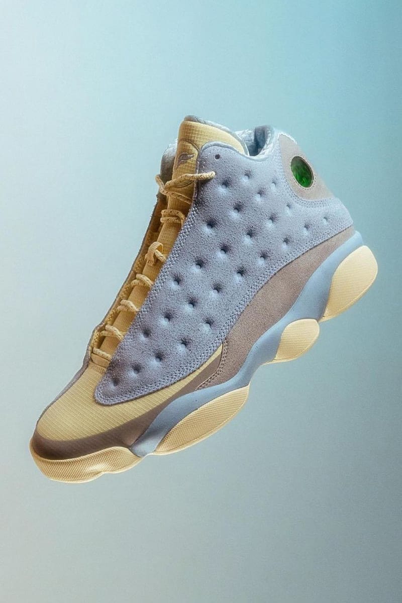 Jordan 13 blue sales suede